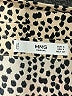 MNG 100% Viscose Animal Print Ivory Long Sleeve Blouse Size 4 - photo 7