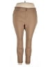 Terra & Sky Solid Tan Khakis Size 2X - photo 1