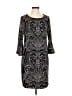 Sandra Darren Paisley Black Cocktail Dress Size 10 (petite) - photo 1