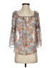 Chenault 100% Polyester Blue 3/4 Sleeve Blouse Size XS - photo 1
