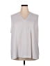 Roaman's Silver Sleeveless Blouse Size 26 (2X) - photo 1