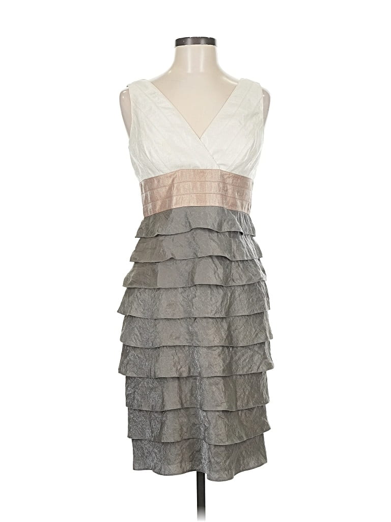 Pre-owned Niteline Cocktail Dress In Gray