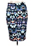 Forever 21 Plus Graphic Blue Black Formal Skirt Size 1X - photo 2
