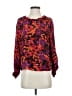 Saylor 100% Viscose Purple 3/4 Sleeve Blouse Size S - photo 1