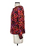Saylor 100% Viscose Purple 3/4 Sleeve Blouse Size S - photo 5
