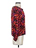 Saylor 100% Viscose Purple 3/4 Sleeve Blouse Size S - photo 4