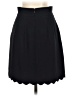 Club Monaco 100% Polyester Solid Black Blue Formal Skirt Size 4 - photo 2