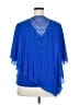 AB Studio Blue Short Sleeve Blouse Size XXL - photo 2