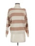 Evolution by Cyrus Stripes Tan Pullover Sweater Size XS - photo 1