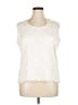 N Touch Ivory Sleeveless Blouse Size XL - photo 1