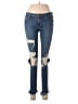 Just Black Hearts Blue Jeans Size 26 waist - photo 1