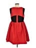 Prabal Gurung for Target Color Block Red Cocktail Dress Size 12 - photo 2