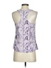Assorted Brands 100% Silk Snake Print Purple Sleeveless Silk Top Size XS - photo 2