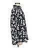 Banana Republic 100% Polyester Floral Black Long Sleeve Blouse Size M - photo 4