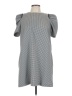 Zara Basic Houndstooth Gray Casual Dress Size L - photo 1