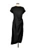 Something Navy 100% Polyester Solid Black Casual Dress Size L - photo 1