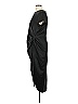 Something Navy 100% Polyester Solid Black Casual Dress Size L - photo 5