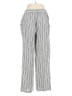 Soft Surroundings 100% Linen Stripes Silver Linen Pants Size XXS (estimated) - photo 2