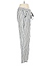 Soft Surroundings 100% Linen Stripes Silver Linen Pants Size XXS (estimated) - photo 4
