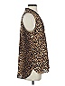 Vince Camuto Animal Print Brown Sleeveless Blouse Size S - photo 4