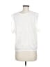 Chicwish 100% Polyester White Ivory Short Sleeve Blouse Size M (estimated) - photo 2
