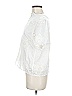 Chicwish 100% Polyester White Ivory Short Sleeve Blouse Size M (estimated) - photo 5