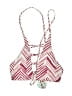 Raisins Chevron-herringbone Pink Swimsuit Top Size S - photo 1