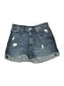 Aero 100% Cotton Blue Denim Shorts Size 8 - photo 1