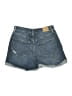 Aero 100% Cotton Blue Denim Shorts Size 8 - photo 2