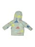 Adidas 100% Cotton Silver Zip Up Hoodie 3-6 MO / 6 MO - photo 2