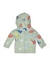 Adidas 100% Cotton Silver Zip Up Hoodie 3-6 MO / 6 MO - photo 1