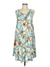 Assorted Brands Print Blue Casual Dress One size - photo 1
