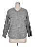 St. John's Bay 100% Polyester Gray Cardigan Size XL (petite) - photo 1