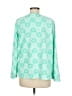 Croft & Barrow 100% Polyester Teal Cardigan Size M - photo 2
