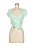 rue21 Green Short Sleeve Top Size M - photo 1