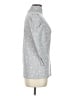 Olivia Blu Polka Dots Silver Pullover Sweater Size L - photo 1