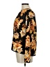 Flying Tomato Floral Black Long Sleeve Blouse Size M - photo 5