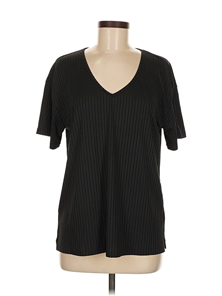 Pre-owned Ekouaer Short Sleeve T-shirt In Black