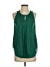 Meraki 100% Polyester Green Sleeveless Blouse Size S - photo 1