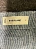 Everlane 100% Flax Chevron-herringbone Gray Jumpsuit Size 2 - photo 4