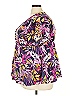 Torrid Purple Short Sleeve Blouse Size 3X Plus (3) - photo 5