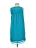 V Fish 100% Polyester Teal Blue Casual Dress Size XS - photo 2