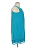 V Fish 100% Polyester Teal Blue Casual Dress Size XS - photo 4