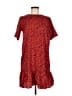 AX Paris 100% Polyester Animal Print Red Casual Dress Size 8 - photo 1