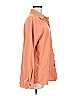 Unbranded 100% Polyester Solid Orange Long Sleeve Blouse Size M - photo 4