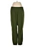 J.Crew 100% Polyester Solid Green Track Pants Size 8 - photo 1