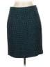 Halogen Tweed Teal Casual Skirt Size 8 (petite) - photo 1