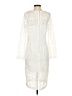 Basic Edge Clothing 100% Polyester Ivory Cocktail Dress Size P (petite) - photo 2
