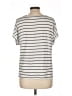 Green Envelope Stripes Ivory Short Sleeve T-Shirt Size L - photo 2