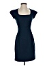 Tegan Solid Blue Casual Dress Size 0 - photo 1